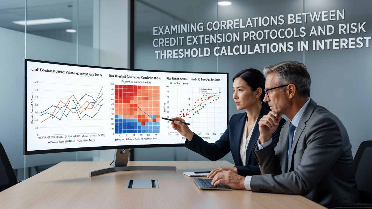 Infographic mapping risk threshold adjustments to credit protocol changes in digital card tournaments