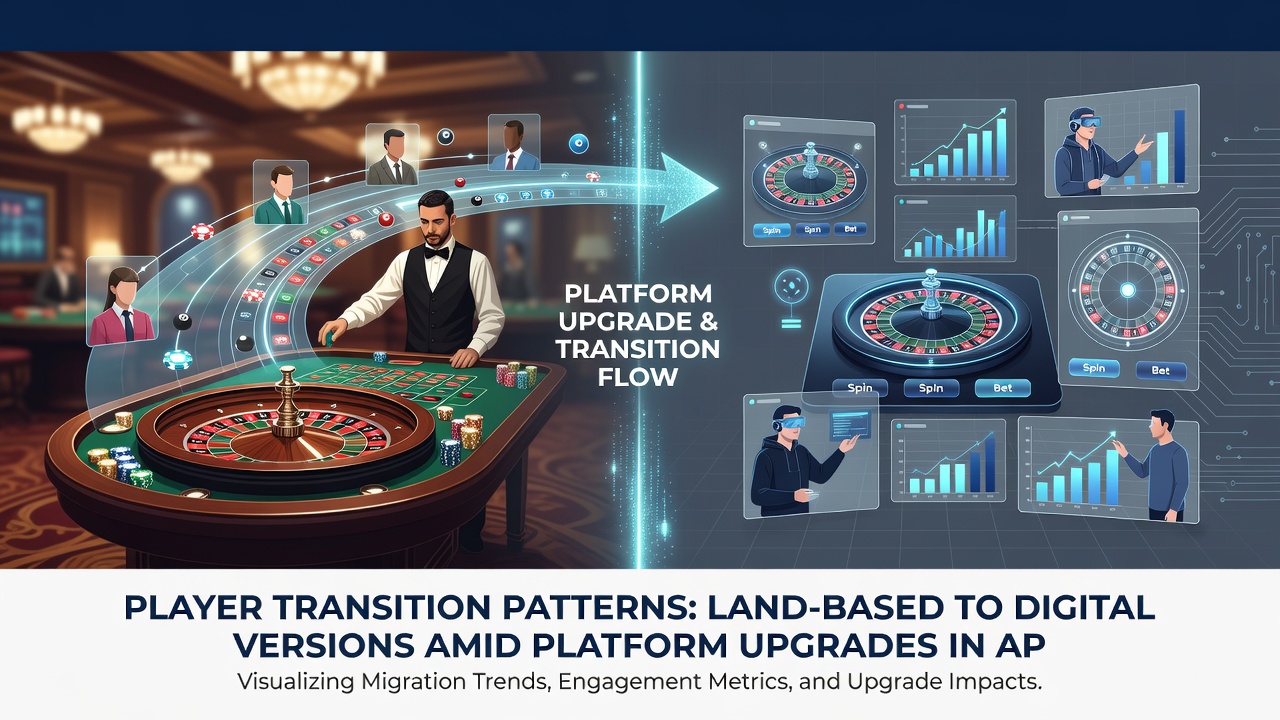 Digital roulette interface displayed on mobile device next to a traditional land-based casino table in an approved gaming jurisdiction